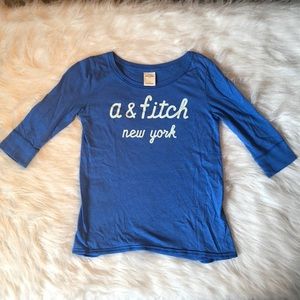 Abercrombie Kids Graphic 3/4 Sleeve Shirt